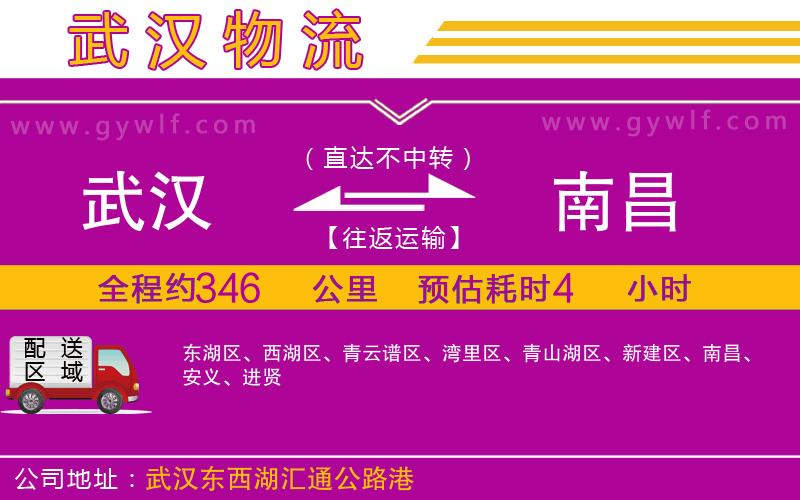 武漢到南昌物流專(zhuān)線