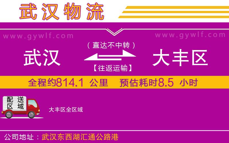 武漢到大豐區(qū)物流專(zhuān)線