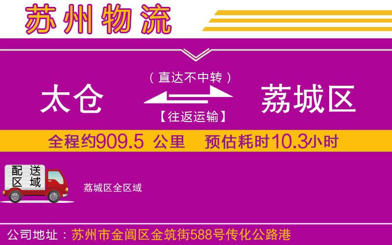 太倉到荔城區(qū)物流公司