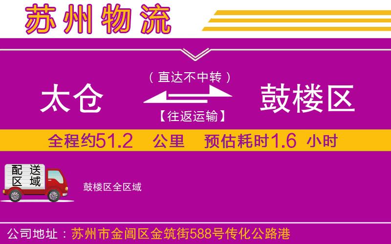 太倉到鼓樓區(qū)物流公司