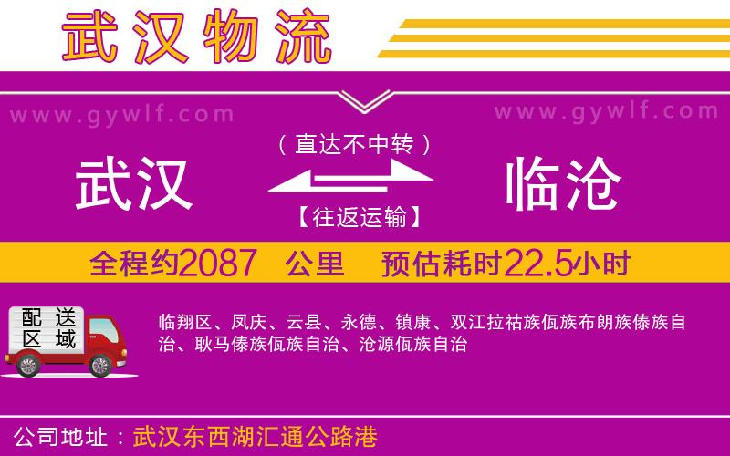 武漢到臨滄物流公司
