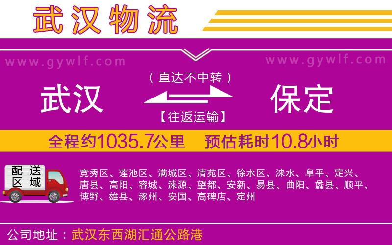 武漢到保定物流專(zhuān)線(xiàn)