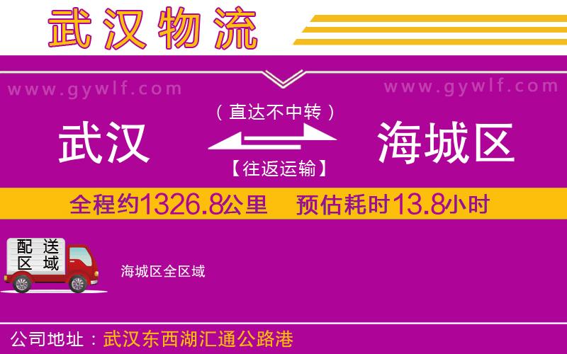 武漢到海城區(qū)貨運公司