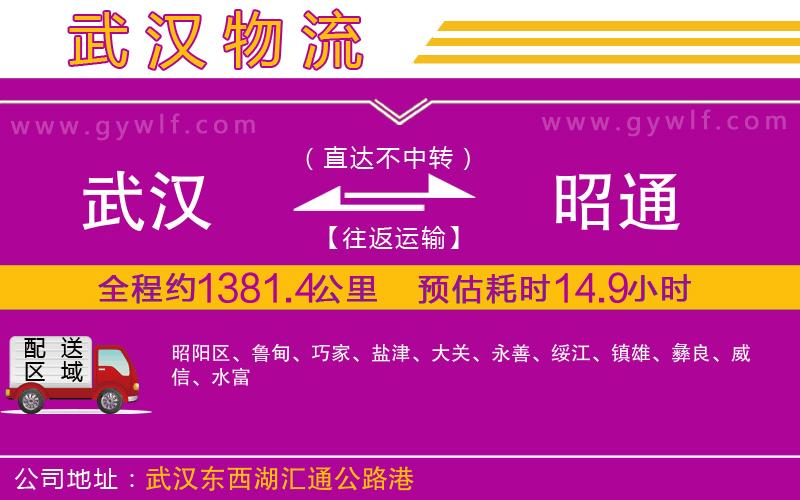 武漢到昭通貨運(yùn)公司