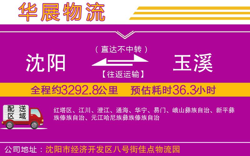 沈陽(yáng)到玉溪物流公司