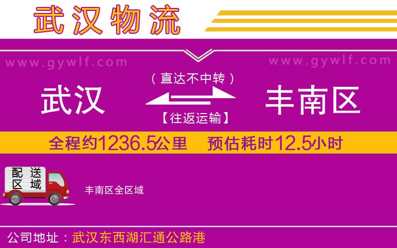 武漢到豐南區(qū)貨運(yùn)公司