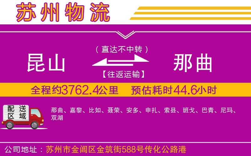 昆山到那曲物流公司