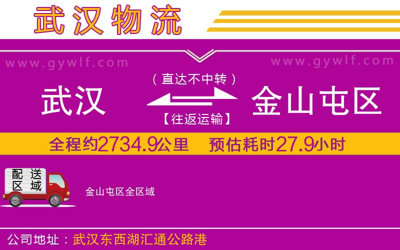 武漢到金山屯區(qū)物流專(zhuān)線