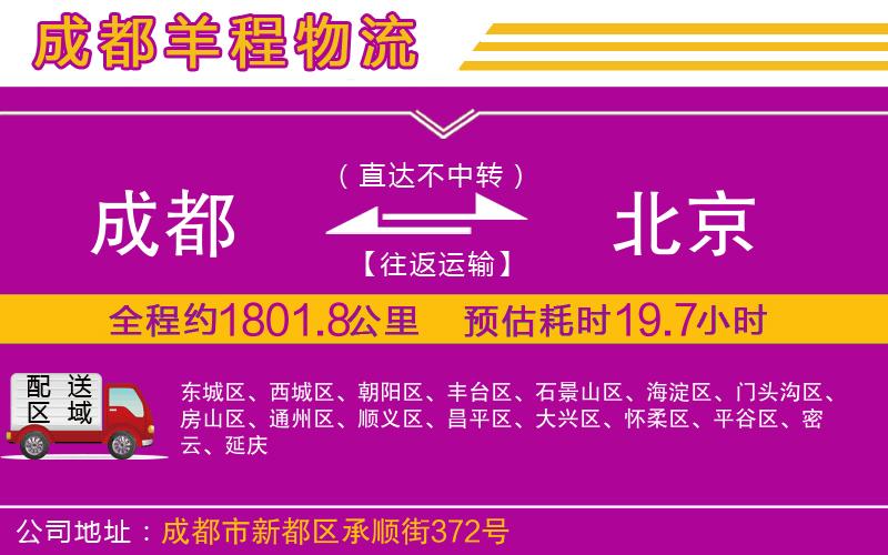 成都發(fā)北京貨運(yùn)公司