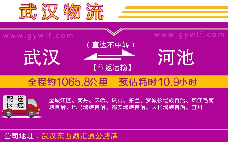 武漢到河池貨運(yùn)公司