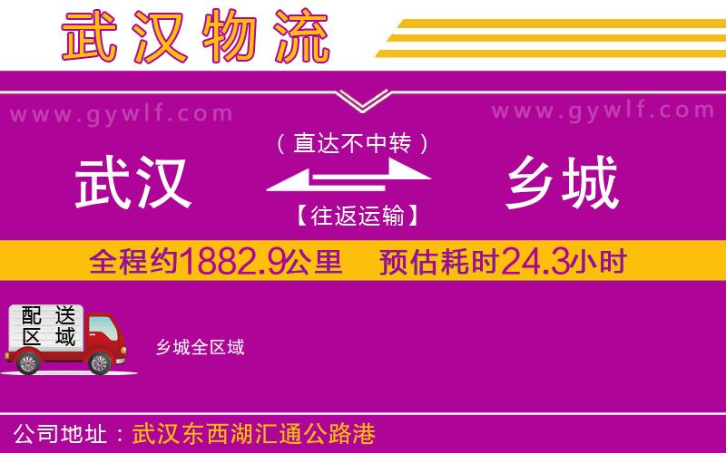 武漢到鄉(xiāng)城物流專線