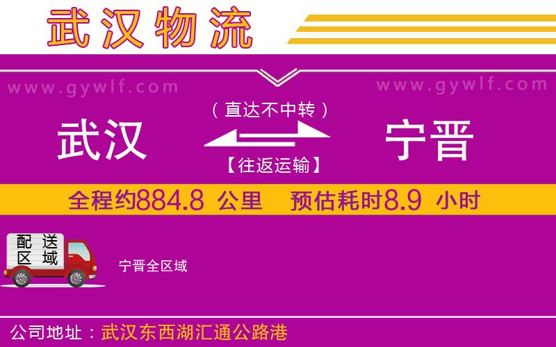 武漢到寧晉物流公司