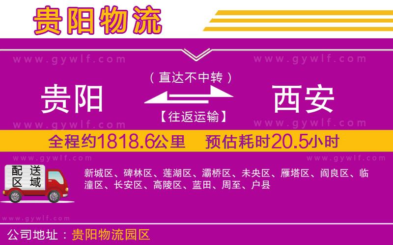 貴陽(yáng)到西安物流公司