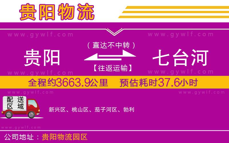 貴陽到七臺河物流公司