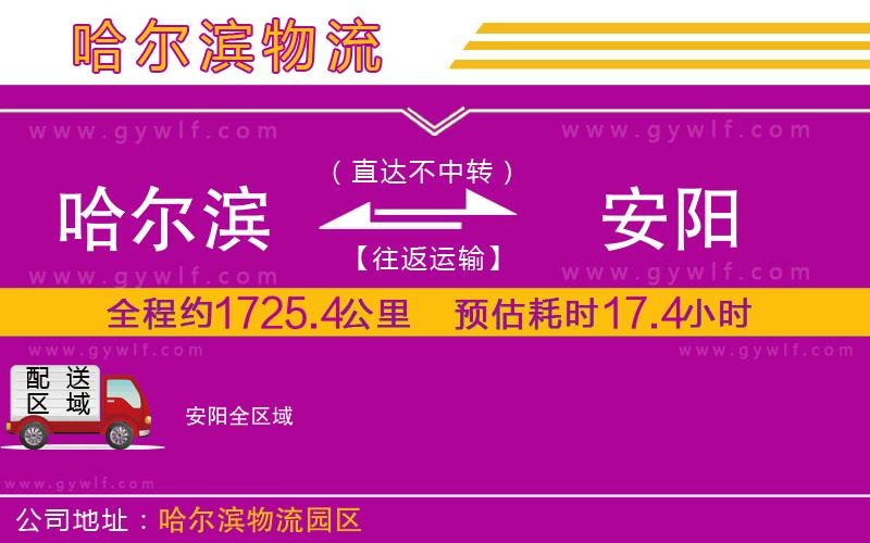 哈爾濱到安陽(yáng)物流公司