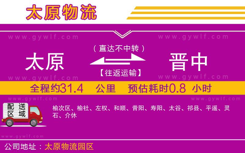 太原到晉中物流公司