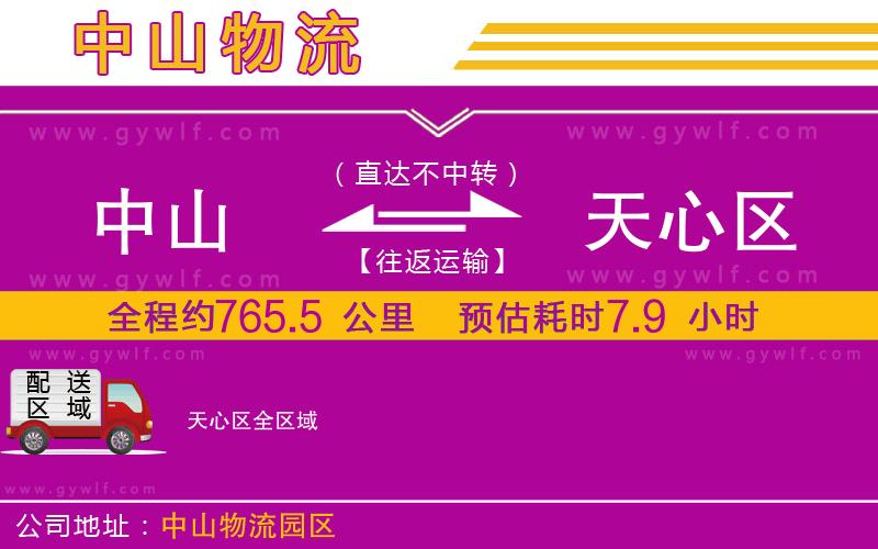 中山到天心區(qū)物流公司