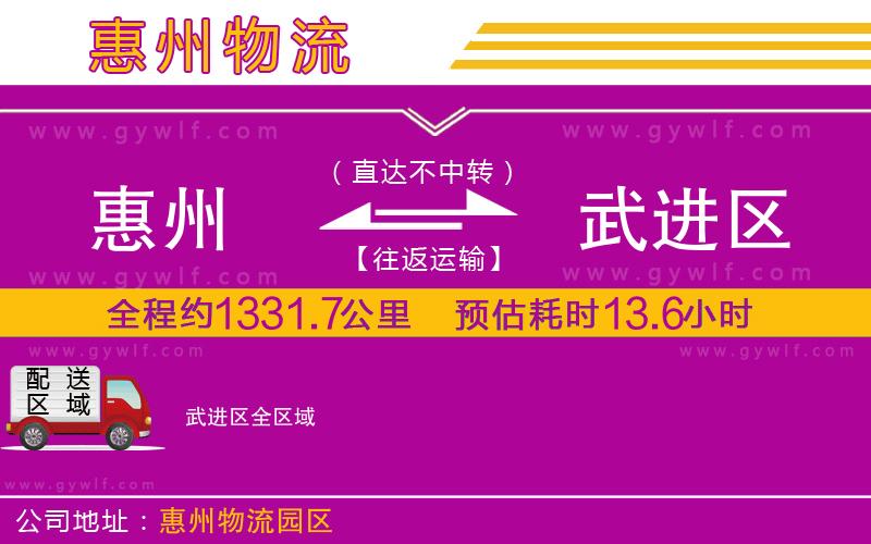 惠州到武進(jìn)區(qū)物流公司