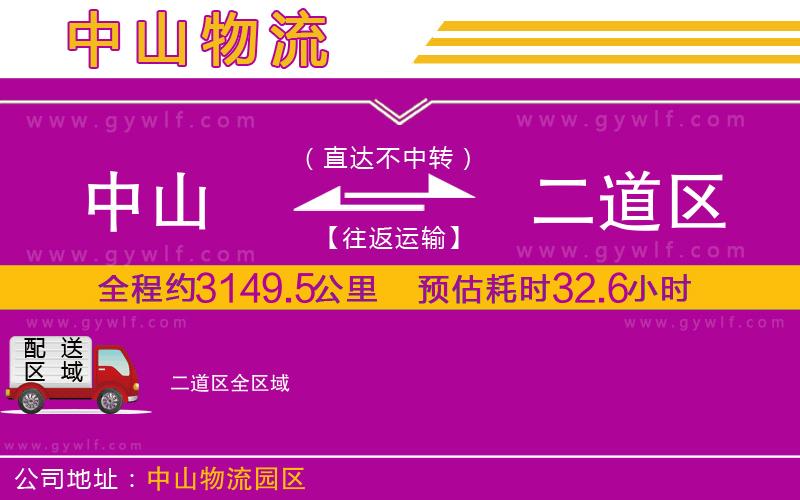 中山到二道區(qū)物流公司