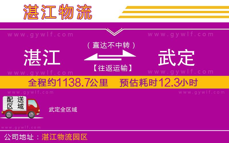 湛江到武定物流公司