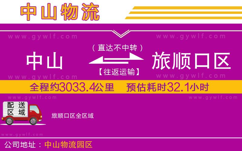 中山到旅順口區(qū)物流公司