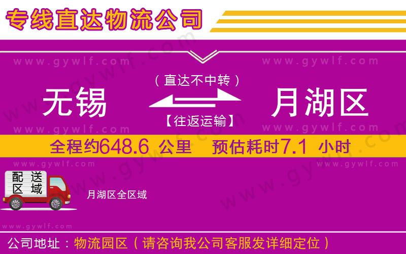 無(wú)錫到月湖區(qū)物流公司