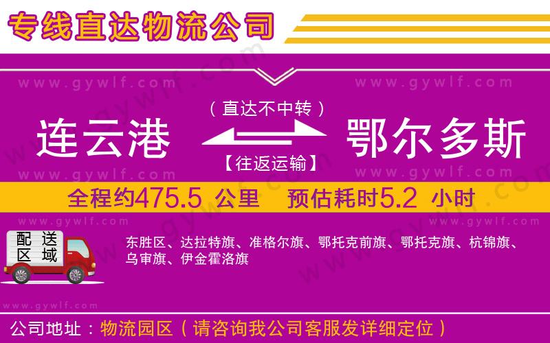 連云港到鄂爾多斯物流公司