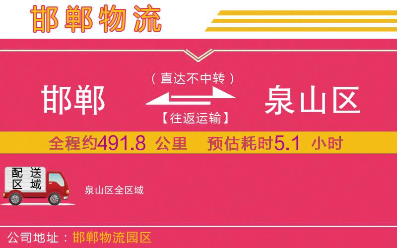 邯鄲到泉山區(qū)物流公司