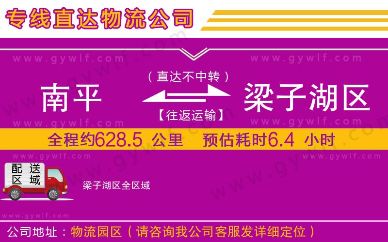 南平到梁子湖區(qū)物流公司