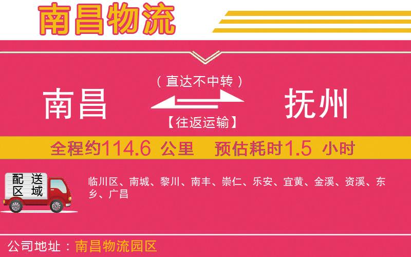 南昌到撫州物流公司