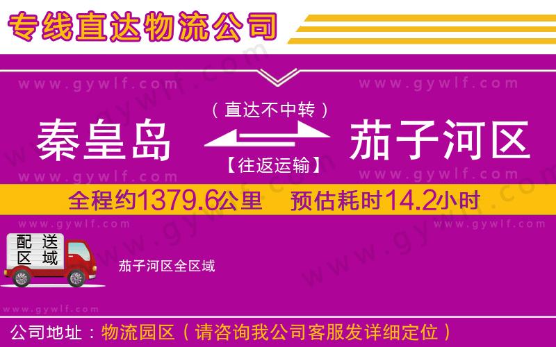 秦皇島到茄子河區(qū)物流公司