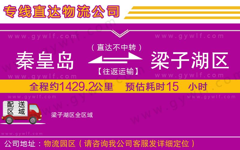 秦皇島到梁子湖區(qū)物流公司