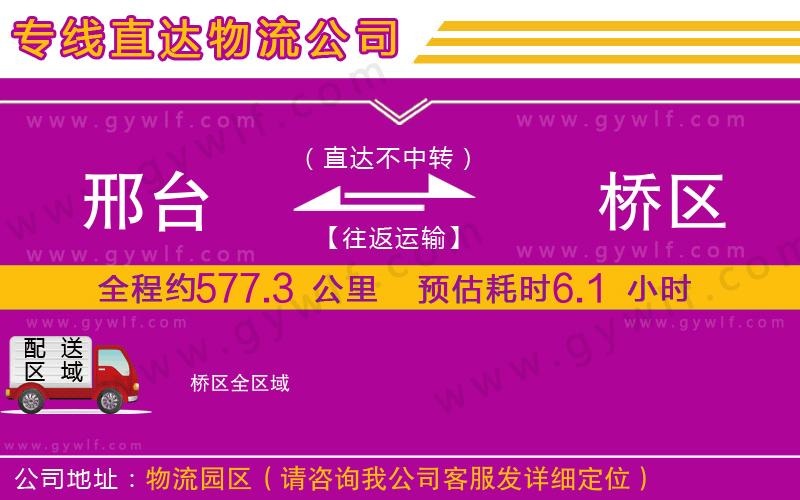 邢臺到埇橋區(qū)物流公司