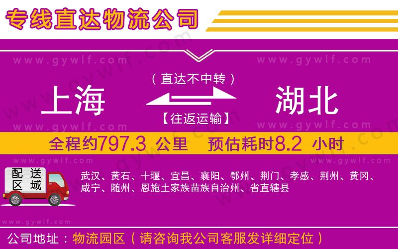 上海到湖北物流