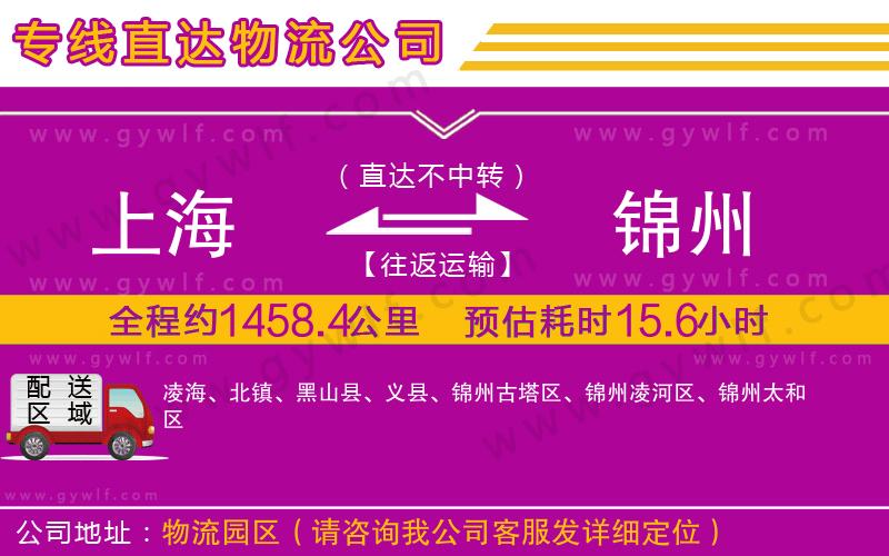 上海到錦州貨運(yùn)公司