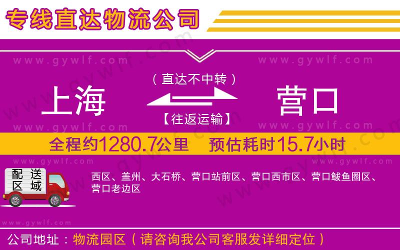 上海到營(yíng)口貨運(yùn)公司