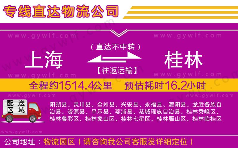 上海到桂林貨運(yùn)公司