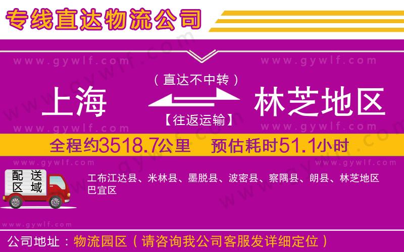 上海到林芝地區(qū)貨運(yùn)專(zhuān)線