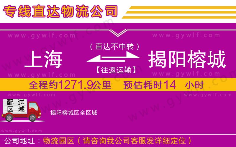 上海到揭陽(yáng)榕城區(qū)貨運(yùn)專(zhuān)線