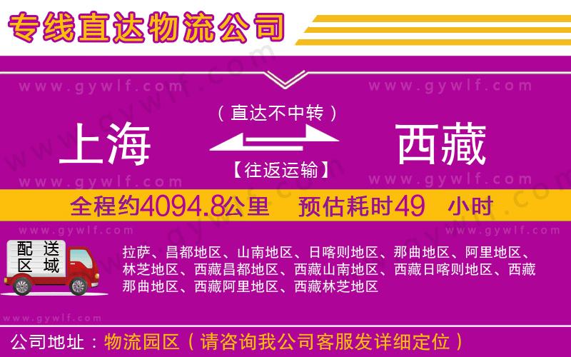 上海到西藏貨運(yùn)公司