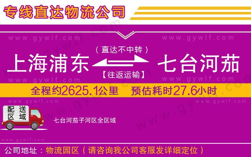 上海浦東區(qū)到七臺河茄子河區(qū)物流公司