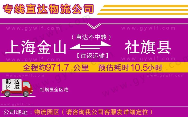 上海金山區(qū)到社旗縣物流公司