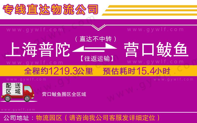 上海普陀區(qū)到營(yíng)口鲅魚(yú)圈區(qū)物流公司