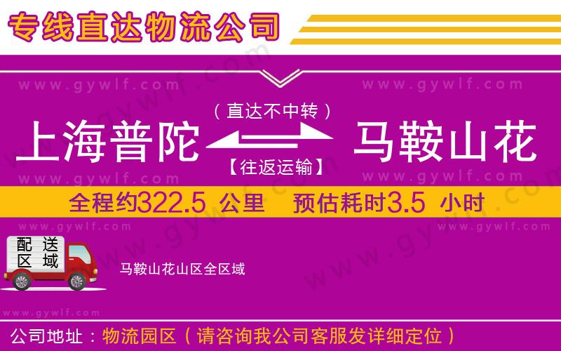 上海普陀區(qū)到馬鞍山花山區(qū)物流公司