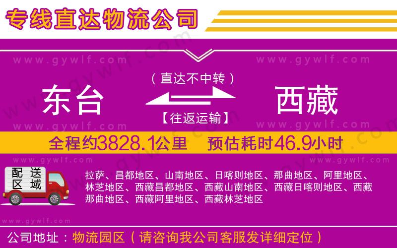 東臺到西藏物流公司