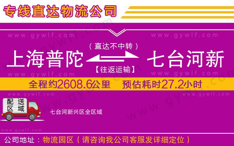 上海普陀區(qū)到七臺河新興區(qū)物流公司