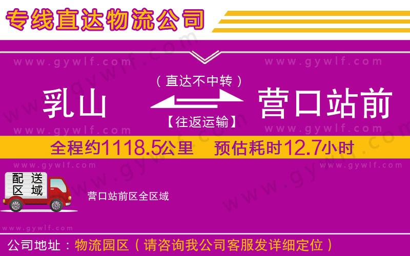 乳山到營(yíng)口站前區(qū)物流公司